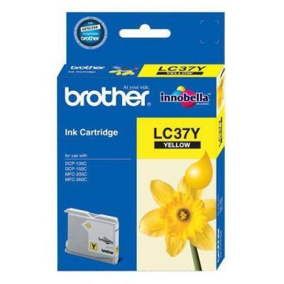 Brother LC-37Y/LC-970Y Sarı Orjinal Kartuş - 1