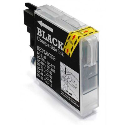 Brother LC-38BK/LC-980BK Siyah Muadil Kartuş - 1