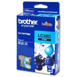 Brother LC-38C/LC-980C Mavi Orjinal Kartuş - Brother