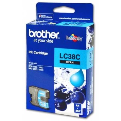 Brother LC-38C/LC-980C Mavi Orjinal Kartuş - 1