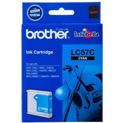 Brother LC-57C/LC-1000C Mavi Orjinal Kartuş - 1