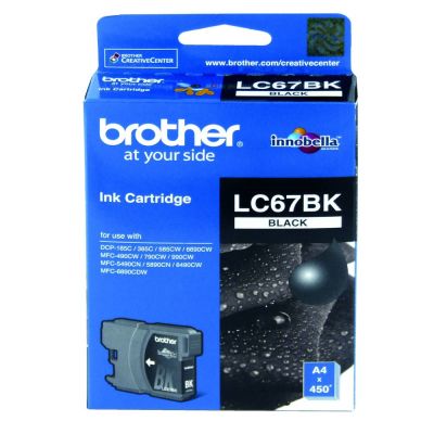 Brother LC-67BK/LC-1100BK Siyah Orjinal Kartuş - 1