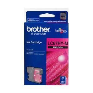 Brother LC-67HY/LC-1100HY Kırmızı Orjinal Kartuş Yüksek Kapasiteli - 1