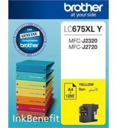 Brother LC675XL Y Sarı Orjinal Kartuş - Brother