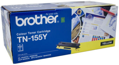Brother TN-155Y Sarı Orjinal Toner Yüksek Kapasiteli - 1