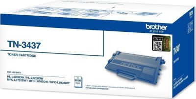 Brother TN-3437 Siyah Orjinal Toner - 1
