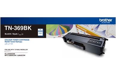 Brother TN-369BK Siyah Orjinal Toner Yüksek Kapasiteli - 1