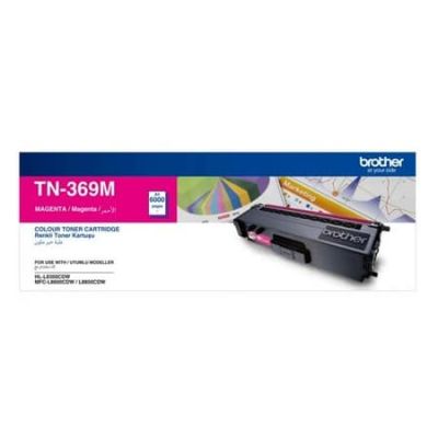 Brother TN-369M Kırmızı Orjinal Toner Yüksek Kapasiteli - 1