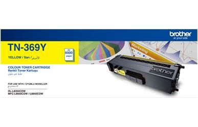 Brother TN-369Y Sarı Orjinal Toner Yüksek Kapasiteli - 1