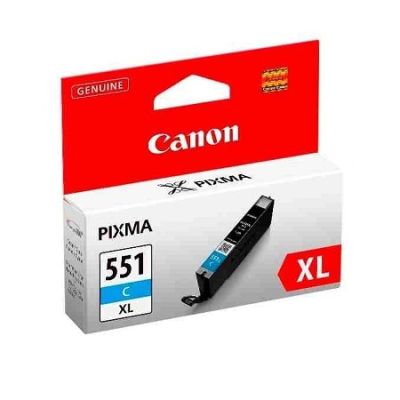 Canon CLI-551XL Mavi Orjinal Kartuş Yüksek Kapasiteli - 1