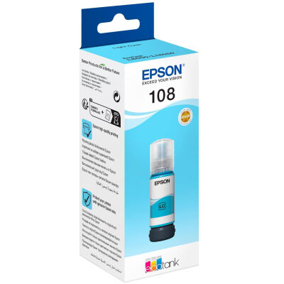 Epson 108-C13T09C54A Açık Mavi Orjinal Mürekkep 70 Ml. - 1