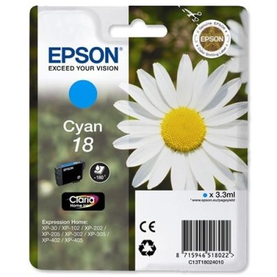 Epson 18-T1802-C13T18024020 Mavi Orjinal Kartuş - 1