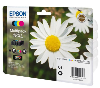 Epson 18XL-T1816-C13T18164020 Orjinal Kartuş Avantaj Paketi - 1
