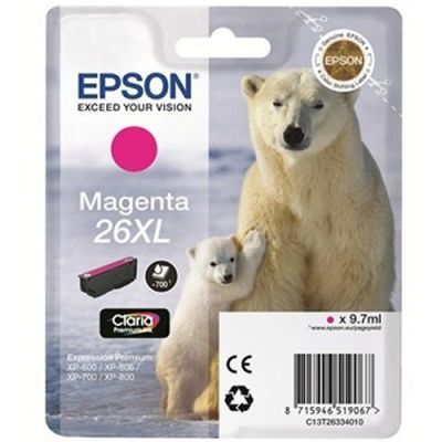 Epson 26XL-T2633-C13T26334020 Kırmızı Orjinal Kartuş - 1