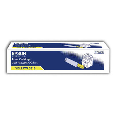 Epson Aculaser CX21/C13S050316 Sarı Orjinal Toner - 1
