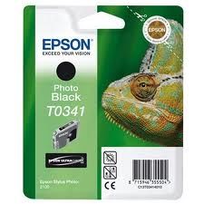Epson T0341-C13T03414020 Foto Siyah Orjinal Kartuş - 1