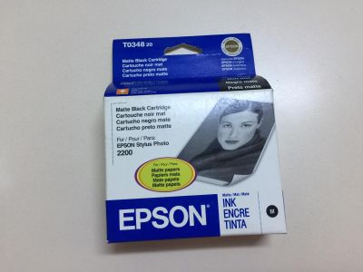Epson T0348-C13T03484020 Mat Siyah Orjinal Kartuş - 1
