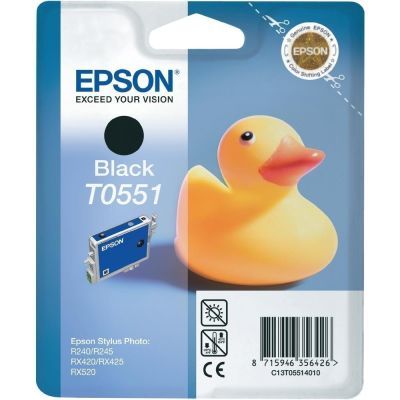 Epson T0551-C13T05514020 Siyah Orjinal Kartuş - 1