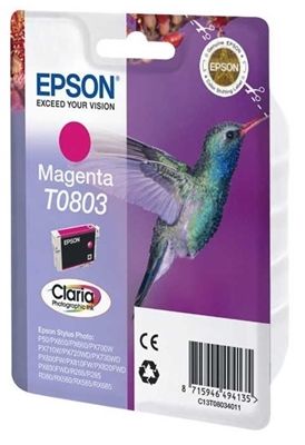 Epson T0803-C13T08034020 Kırmızı Orjinal Kartuş - 1