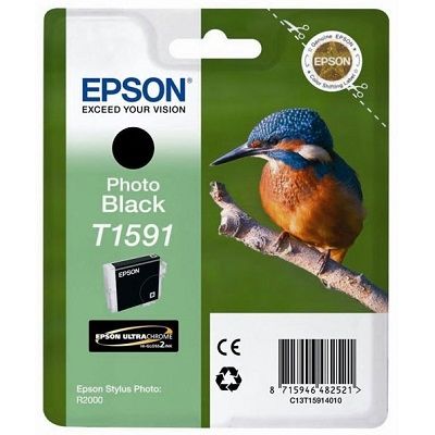 Epson T1591-C13T15914010 Foto Siyah Orjinal Kartuş - 1