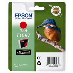 Epson T1597-C13T15974010 Red-Kırmızı Orjinal Kartuş - Epson