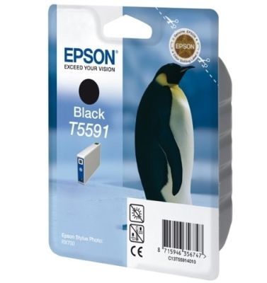 Epson T5591-C13T55914020 Siyah Orjinal Kartuş - 1