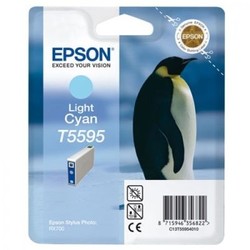 Epson T5595-C13T55954020 Açık Mavi Orjinal Kartuş - Epson