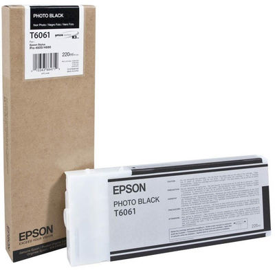 Epson T6061-C13T606100 Foto Siyah Orjinal Kartuş - 1