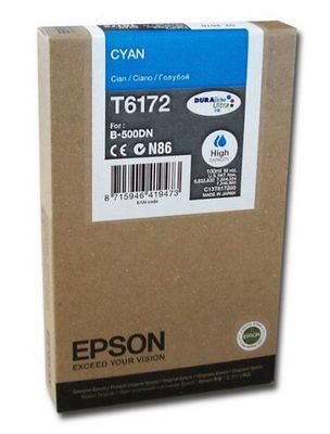 Epson T6172-C13T617200 Mavi Orjinal Kartuş Yüksek Kapasiteli - 1