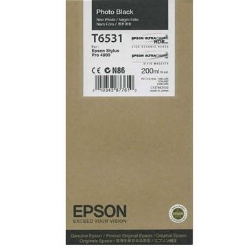 Epson T6531-C13T653100 Foto Siyah Orjinal Kartuş - 1