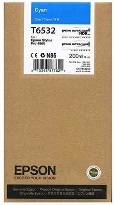 Epson T6532-C13T653200 Mavi Orjinal Kartuş - 1