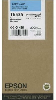Epson T6535-C13T653500 Açık Mavi Orjinal Kartuş - 1