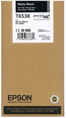 Epson T6538-C13T653800 Mat Siyah Orjinal Kartuş - 1