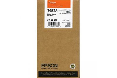 Epson T653A-C13T653A00 Turuncu Orjinal Kartuş - 1