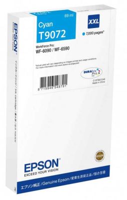 Epson T9072XXL-C13T907240 Mavi Orjinal Kartuş Ekstra Yüksek Kapasiteli - 1