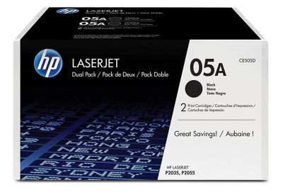 Hp 05A-CE505D Siyah Orjinal Toner 2li Paket - 1