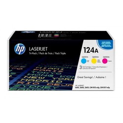 Hp 124A-CE257A Renkli Orjinal Toner Avantaj Paketi - Hp