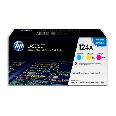Hp 124A-CE257A Renkli Orjinal Toner Avantaj Paketi - 1