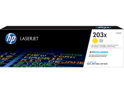 Hp 203X-CF542X Sarı Orjinal Toner Yüksek Kapasiteli - 1