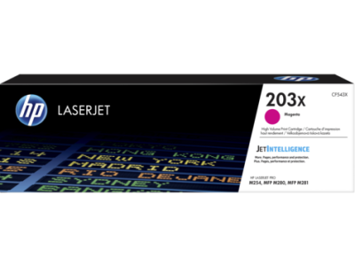 Hp 203X-CF543X Kırmızı Orjinal Toner Yüksek Kapasiteli - 1