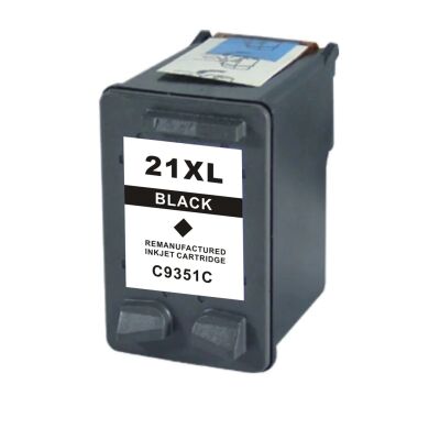 Hp 21XL-C9351C Muadil Siyah Kartuş Yüksek Kapasiteli - 1