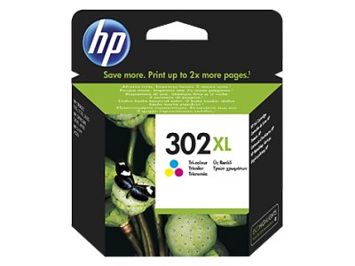 Hp 302XL-F6U67AE Renkli Orjinal Kartuş Yüksek Kapasiteli - 1