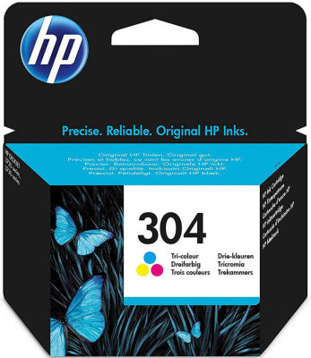 Hp 304-N9K05AE Renkli Orjinal Kartuş - 2022 tarihli - 1
