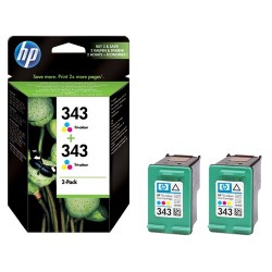 Hp 343-CB332EE Renkli Orjinal Kartuş 2Li Paket - Hp