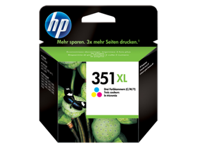 Hp 351XL-CB338EE Renkli Orjinal Kartuş Yüksek Kapasiteli - 1