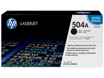 Hp 504A-CE250A Siyah Orjinal Toner - 1