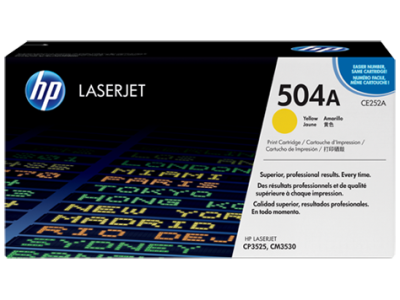 Hp 504A-CE252A Sarı Orjinal Toner - 1