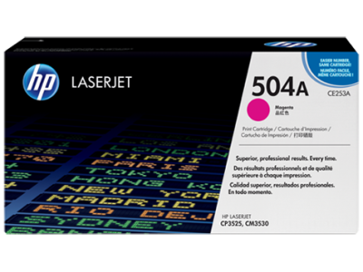 Hp 504A-CE253A Kırmızı Orjinal Toner - 1