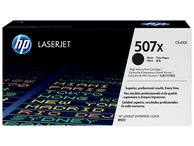 Hp 507X-CE400X Siyah Orjinal Toner Yüksek Kapasiteli - 1