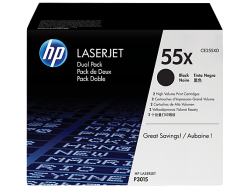 Hp 55X-CE255XD Siyah Orjinal Toner Yüksek Kapasiteli 2li Paket - Hp